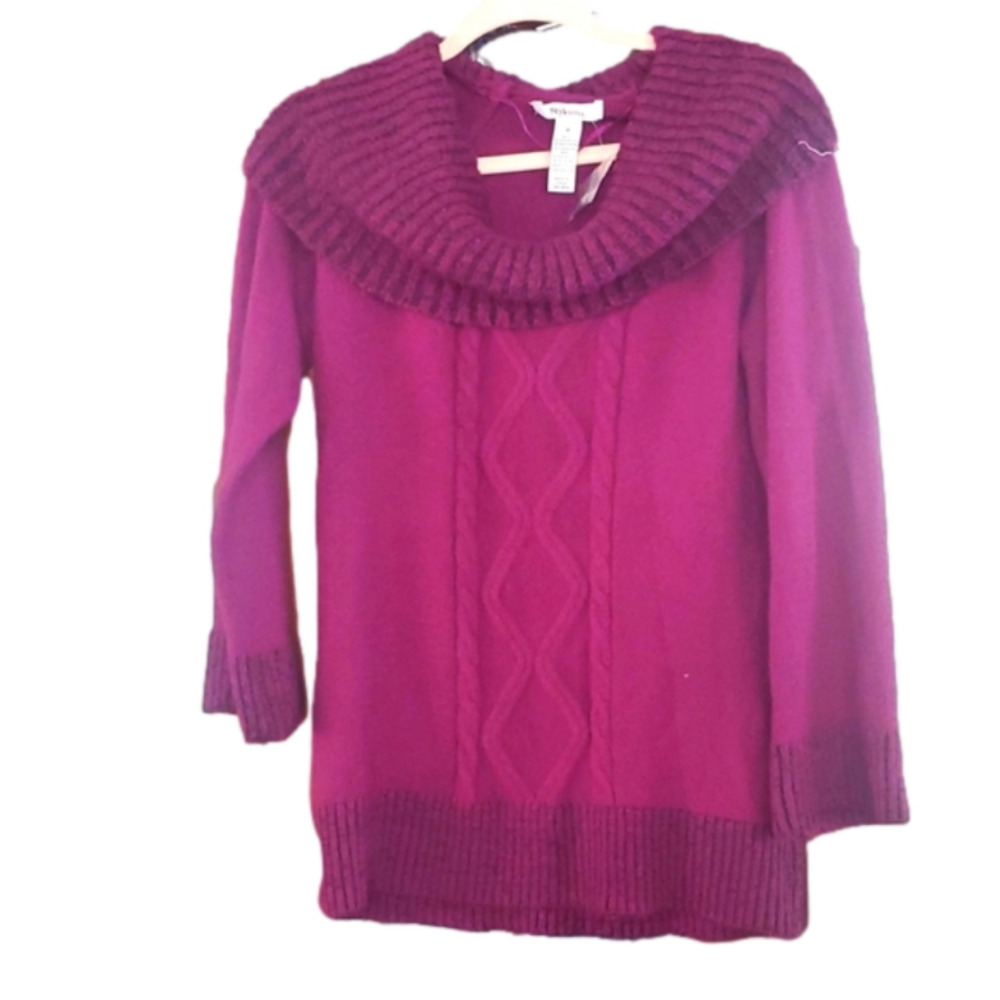 STYLE & Co Cowley neckline sweater medium nwt